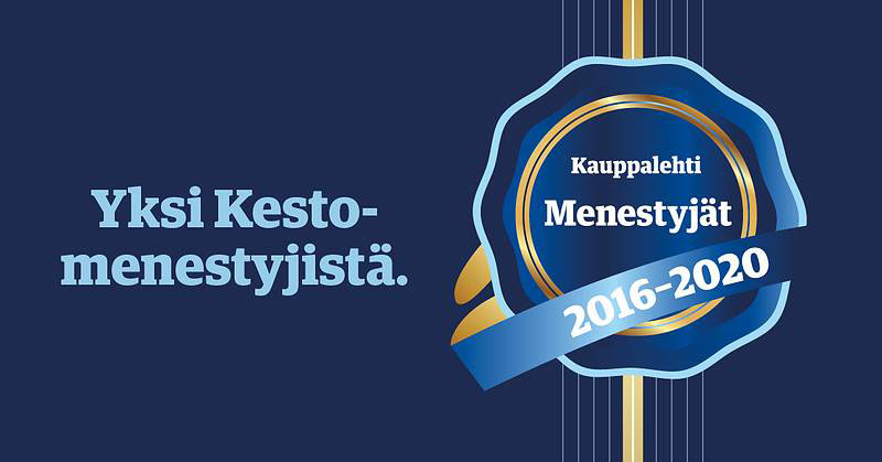 Yksi Kesto-menestyjistä 2016 - 2020. Kauppalehti. 